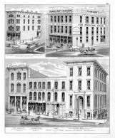 Wm. H. Davis, Transcript Building, D.H. Tripp, Harmen Pape, Laing, W.E. Stone, Peoria County 1873